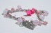 Image of Tiara Charms - Pink Hearts & Ribbon
