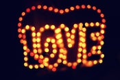 Image of neon LOVE