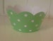 Image of Cupcake Wrappers - Green Star