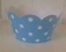 Image of Cupcake Wrappers - Blue Spot