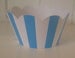 Image of Cupcake Wrappers - Blue Stripe