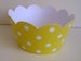 Image of Cupcake Wrappers - Yellow Spot