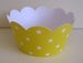 Image of Cupcake Wrappers - Yellow Star