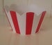 Image of Cupcake Wrappers - Red Stripe
