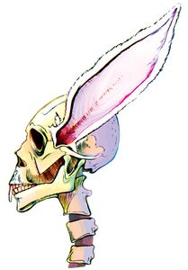 Image of Jackrabbit in Your Skull (11x17)