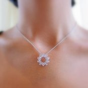 Image of Fireworks Diamonte Necklace
