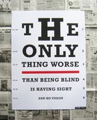Image of Vision Test Poster