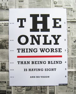 Image of Vision Test Poster
