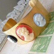 Image of Cameo Cuff vintage inspired bracelet
