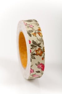 Image of 1 pk fabric tape - wild flowers - lily - FT002