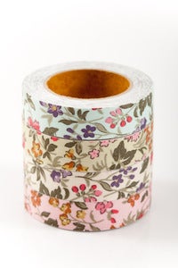 Image of 1 pk fabric tape - wild flowers - baylee - FT004