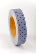 Image of 1 pk fabric tape - polka dots - penny - FT012