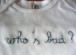 Image of t-shirt "who's bad?"