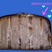 Image of Gold Vintage Clutch Bag