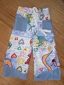 Image of tom boy pants 80s australia  fabric