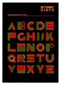 Image of Ethnic Disco Monotype - Giclee Print (50x70cm)