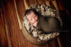 Image of Gorgeous Handspun Texture Blanket