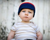 Image of Infant Cotton SOO Retro Blues- Bebop Brim Hat