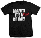 Image of graffiti it's a fun crime