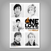Image of Autographed One Love Poster