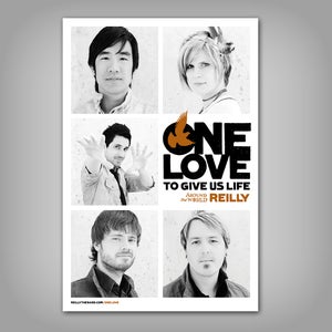 Image of Autographed One Love Poster