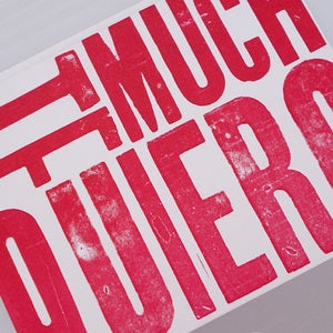 Image of Te quiero much card