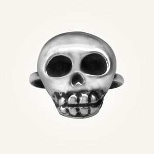 Image of Skully Ring, Sterling Silver