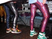 Image of UNISEX CUSTOM MADE 4 PANEL LEGGINGS WITH KANGAROO POUCH...