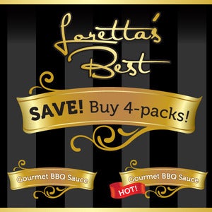 Image of SAVE! Loretta's Best 4-pack BBQ Sauces