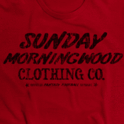 Image of SUNDAY MORNINGWOOD: red