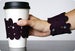Image of NEW! cozy/cuff SNAP - aubergine