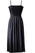 Image of Sparkly Bandeau 1970s Sequinned Dress