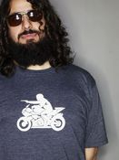 Image of Motorcycle Assassin (Pink on Black)