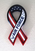 Image of AIR FORCE - 12.5 Inch Painted/Wooden Support Ribbon