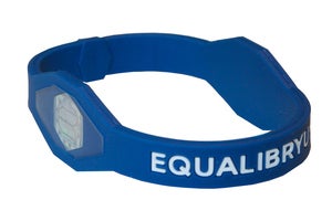 Image of Blue - Equalibryum Titanium Infused Silicone Wristband