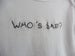 Image of t-shirt "who's bad?"