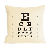 Image of Eye Chart Pillow