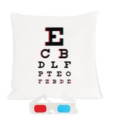 Image of 3-D Eye Chart Pillow