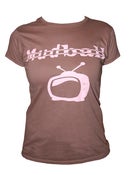 Image of Girls Skinny - Brown/Pink T-Shirt