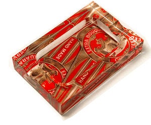 Image of Hand Made Crystal Rectangle Ashtray