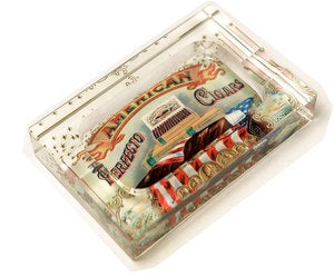 Image of Perfecto Crystal Rectangle Ashtray