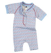 Image of elvis romper in ditzy print, by Little Shrimp