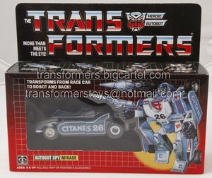 Image of Transformers Mirage G1 Unofficial Replica + Other Versions