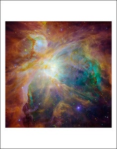 Image of Spitzer & Hubble Create A Masterpiece