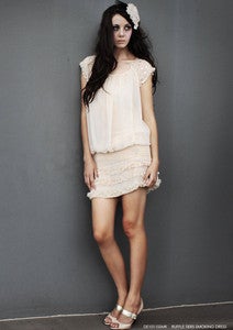 Image of ruffle tier smoking dress _ limited edition