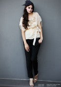Image of rose petal chiffon tunic- Limited edition