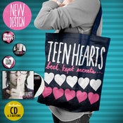 Image of TEEN HEARTS BKS TOTE BAG!