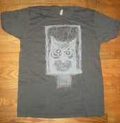 Image of Owl Shirt- Asphalt Grey