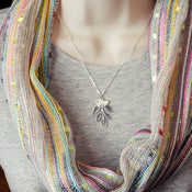 Image of Bird & Branch Necklace - Silver or Gold
