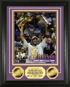 Image of Kobe Bryant MVP 24KT Gold Coin Photo Mint